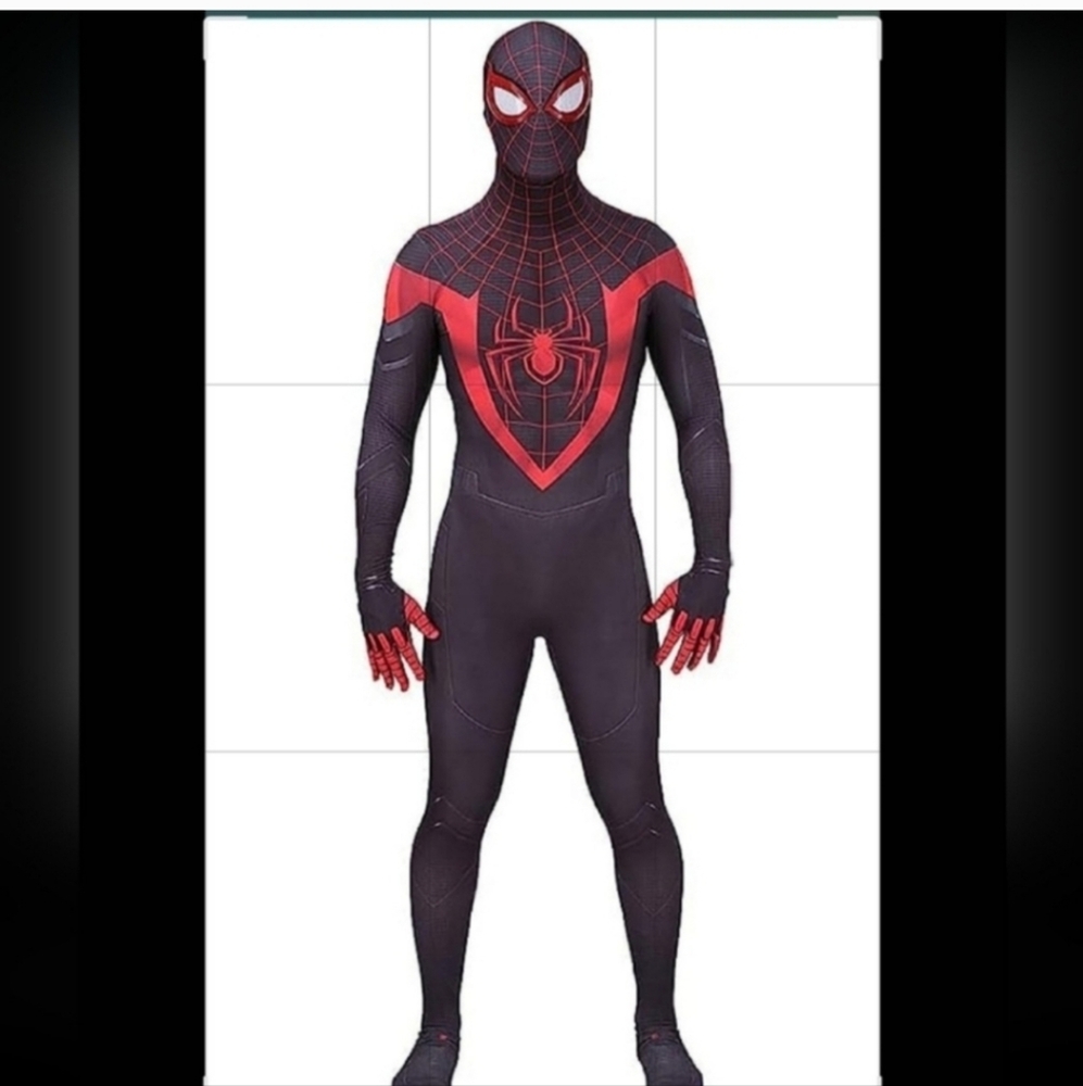 Kids Black and Red Spider Costume